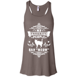 My Favorite People Say Meow Flowy Racerback Tank