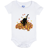 Cat in Leaves Baby Onesies
