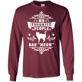 My Favorite People Say Meow LS Ultra Cotton T-Shirt