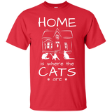 Home is Where the Cats Are Ultra Cotton T-Shirt