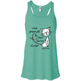 Dickens Cat Flowy Racerback Tank