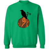 Pumpkin with Raven Sweatshirt