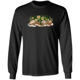 Hedgehogs and Sunflowers Long Sleeve T-Shirt