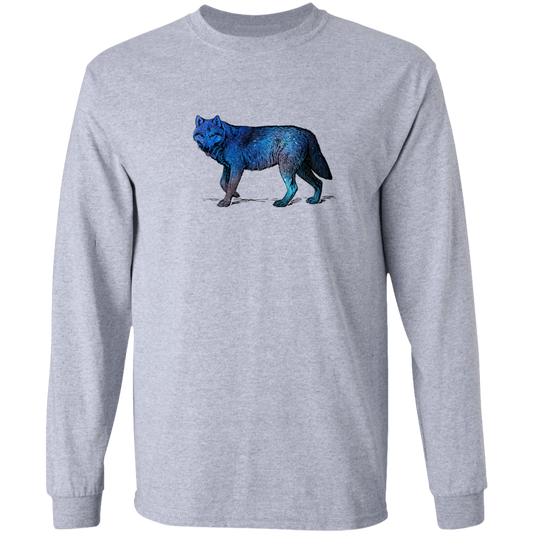 Blue Wolf Shirts - T-Shirt, Long Sleeve Tee, Sweatshirt, Hoodie