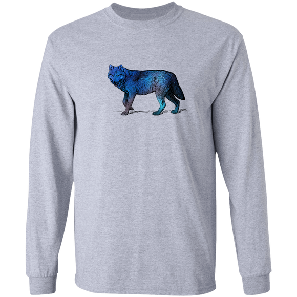 Blue Wolf Shirts - T-Shirt, Long Sleeve Tee, Sweatshirt, Hoodie