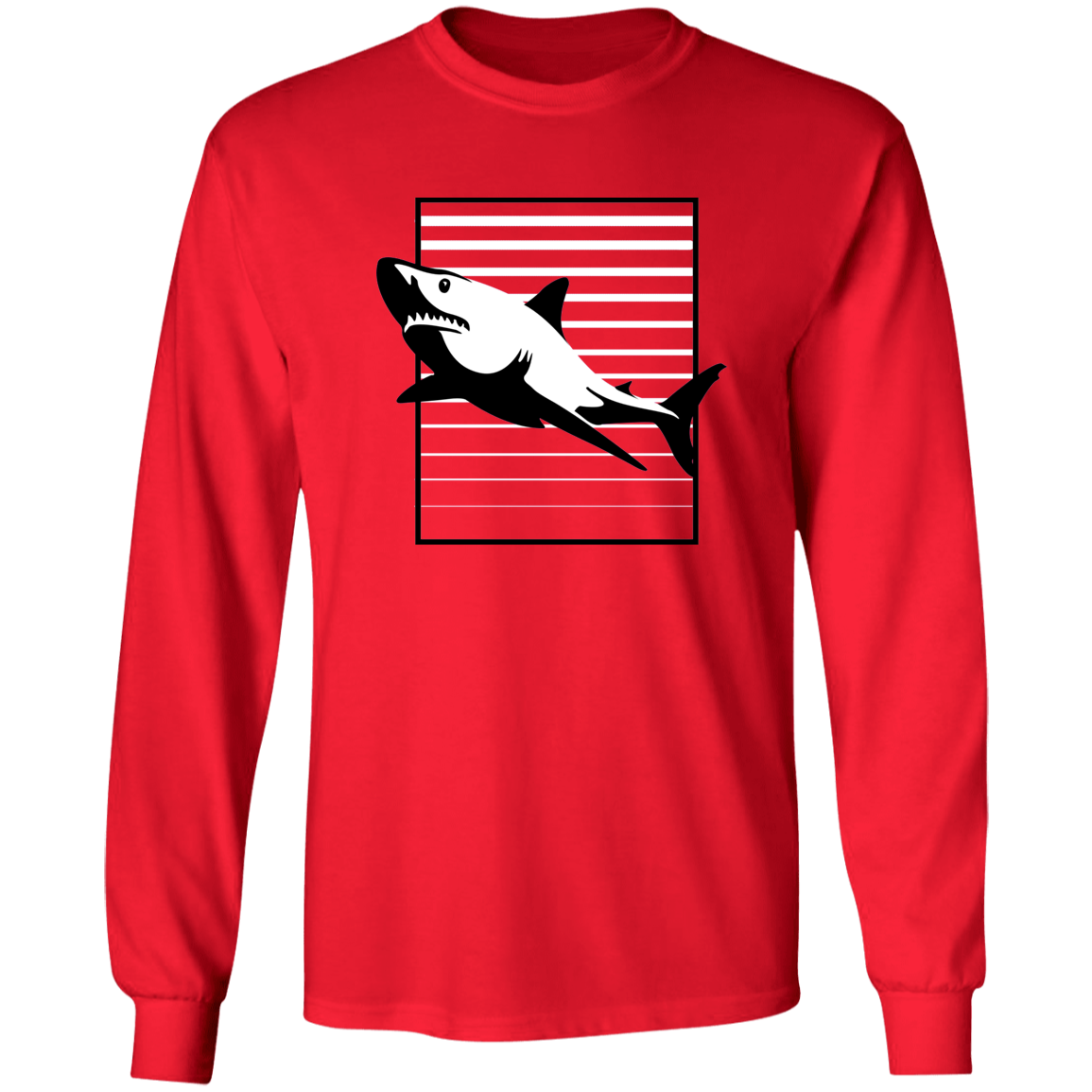 Shark Stripes Long Sleeve T-Shirt