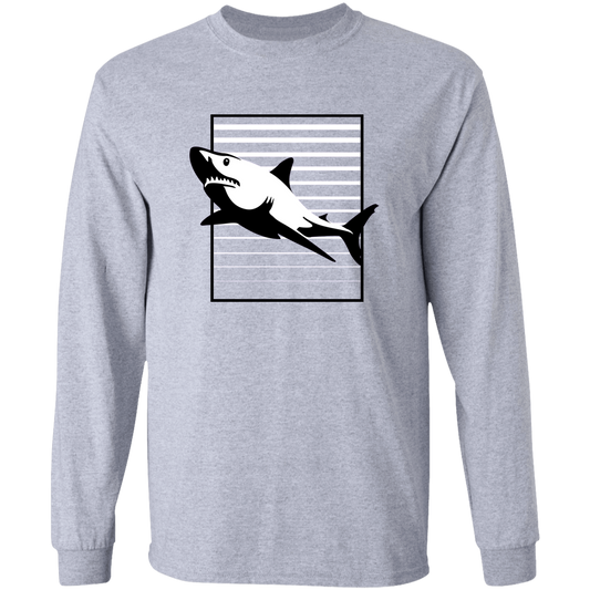 Shark Stripes Long Sleeve T-Shirt