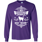 My Favorite People Say Meow LS Ultra Cotton T-Shirt