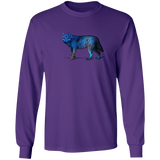 Blue Wolf Shirts - T-Shirt, Long Sleeve Tee, Sweatshirt, Hoodie
