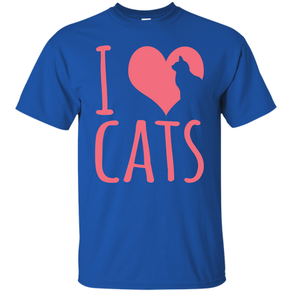 I Heart Cats Ultra Cotton T-Shirt