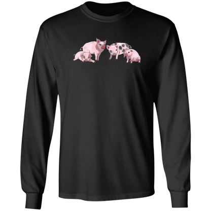 Four Pigs adjusted Long Sleeve T-Shirt
