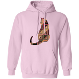 Log Cabin Cat Pullover Hoodie