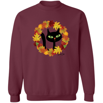 Victor in Fall Wreath Sweatshirt