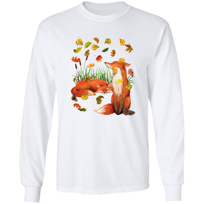 Fall Foxes Long Sleeve T-Shirt