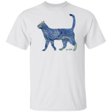 Starry Night Tabby Cotton T-Shirt