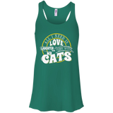 TIME with My Cats Flowy Racerback Tank