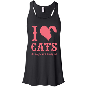 It's People who Annoy Me! Flowy Racerback Tank