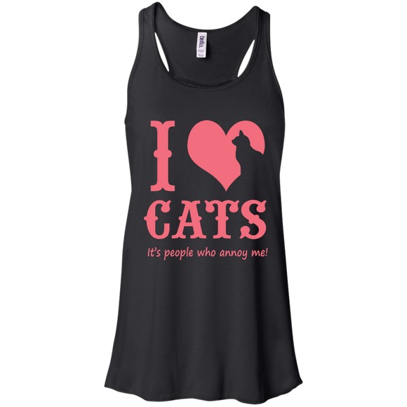 It's People who Annoy Me! Flowy Racerback Tank