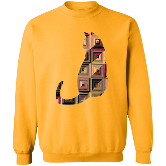 Log Cabin Cat Sweatshirt