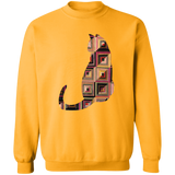 Log Cabin Cat Sweatshirt