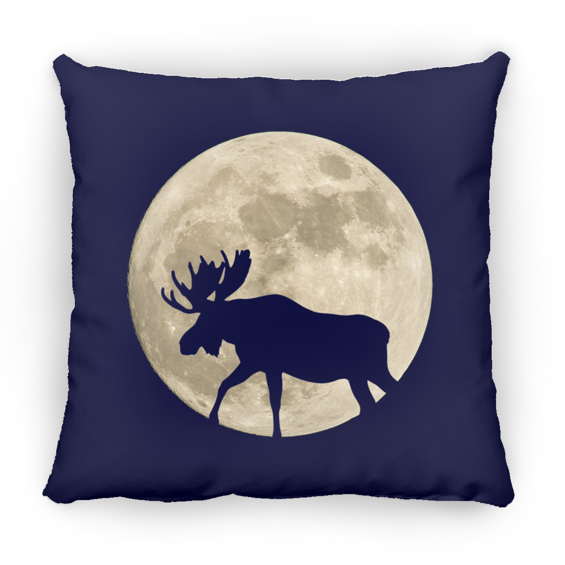 Moose Moon - Throw Pillows
