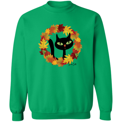 Victor in Fall Wreath Sweatshirt