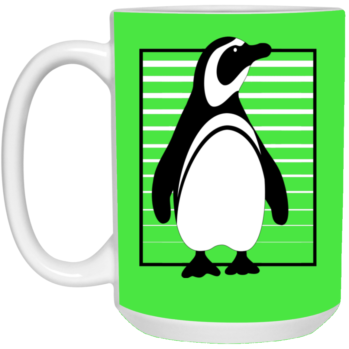 Penguin Stripes Mugs