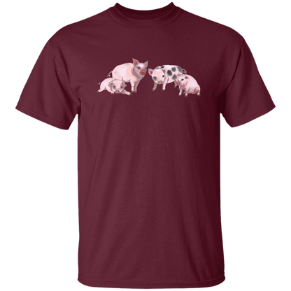 Four Pigs adjusted T-Shirt