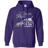 My Favorite People are Cats Pullover Hoodie