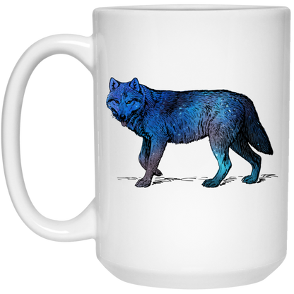 Blue Wolf - Mugs