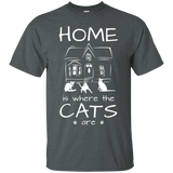 Home is Where the Cats Are Ultra Cotton T-Shirt