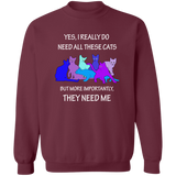 THEY NEED ME 2 blues Sweatshirt