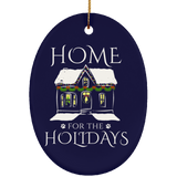 Home for the Holidays Ceramic Ornaments in 4 Shapes