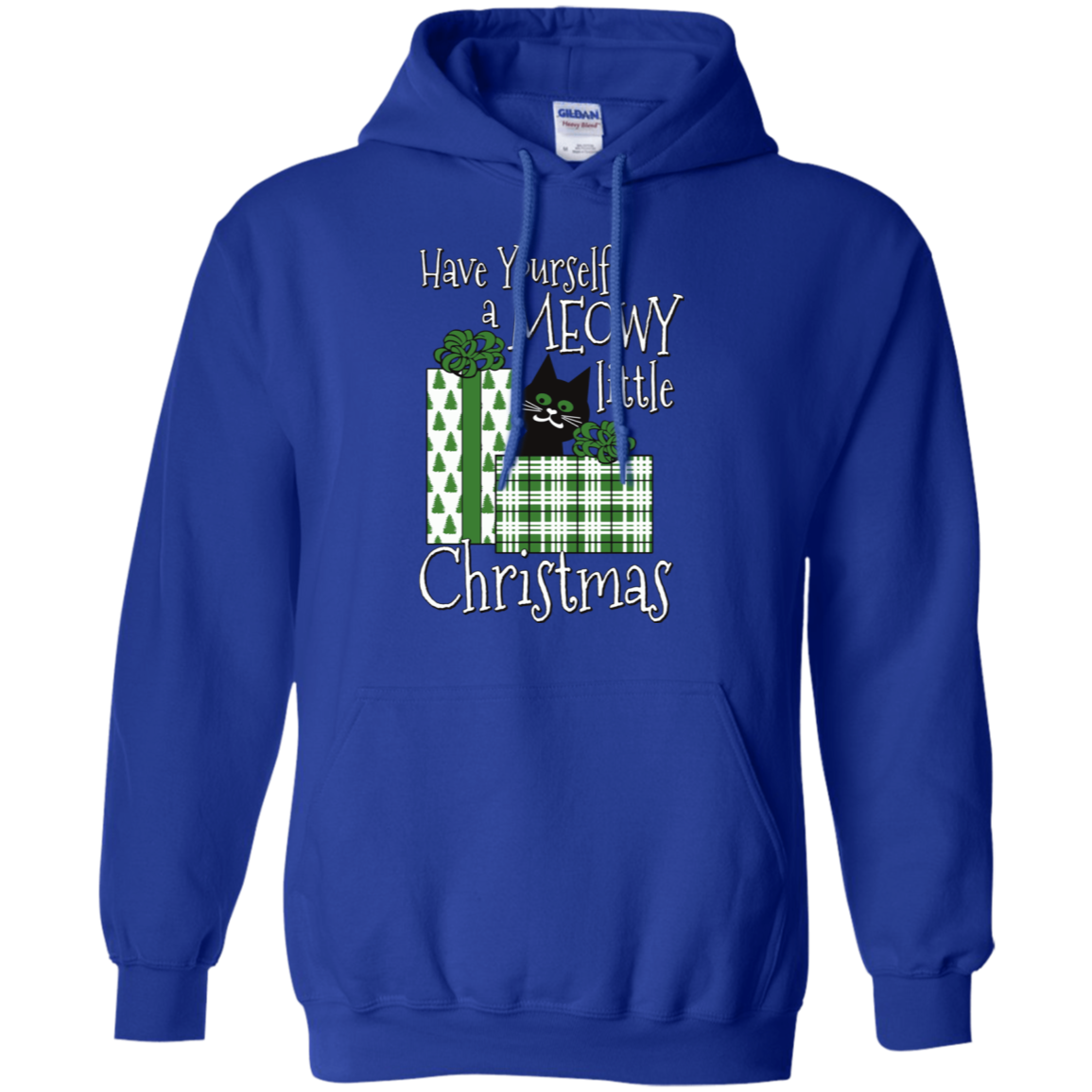 Meowy Little Christmas Pullover Hoodie