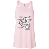 Dickens Cat Flowy Racerback Tank