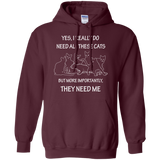 They Need Me Pullover Hoodie