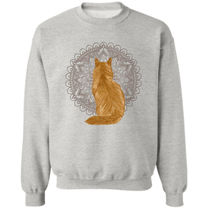 Zen Cat - Longhair Orange Sweatshirt