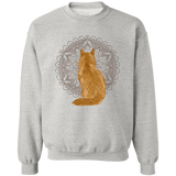 Zen Cat - Longhair Orange Sweatshirt