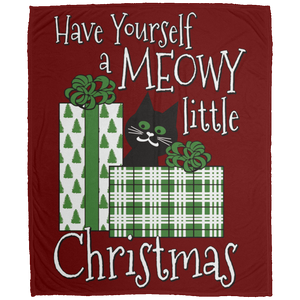Meowy Little Christmas Blankets