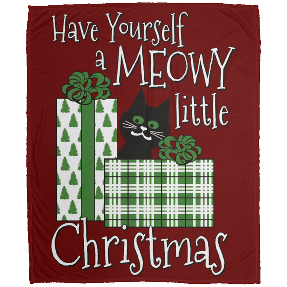 Meowy Little Christmas Blankets