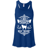 My Favorite People Say Meow Flowy Racerback Tank