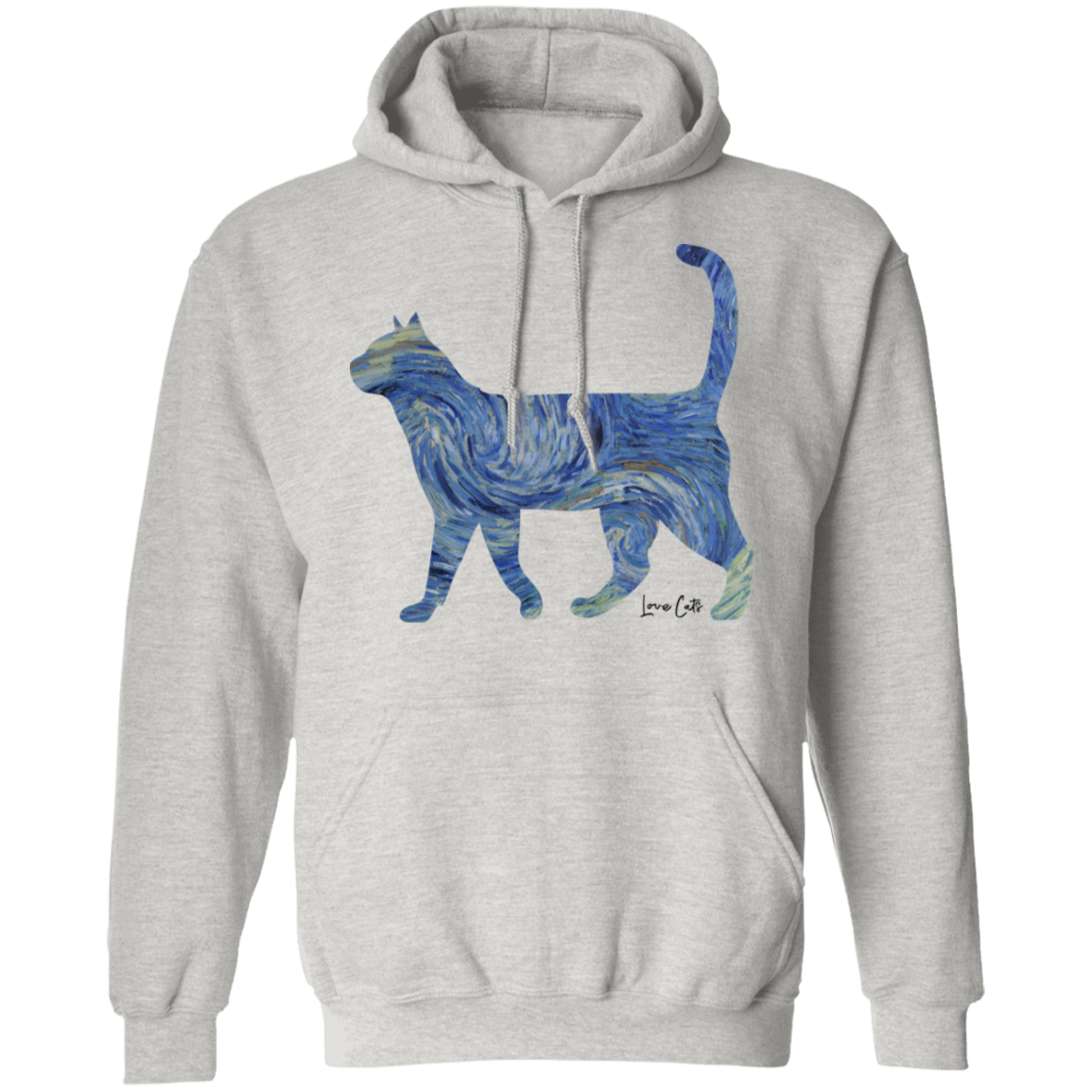 Starry Night Tabby Pullover Hoodie