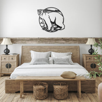 Polar Bear Islands - Metal Wall Art