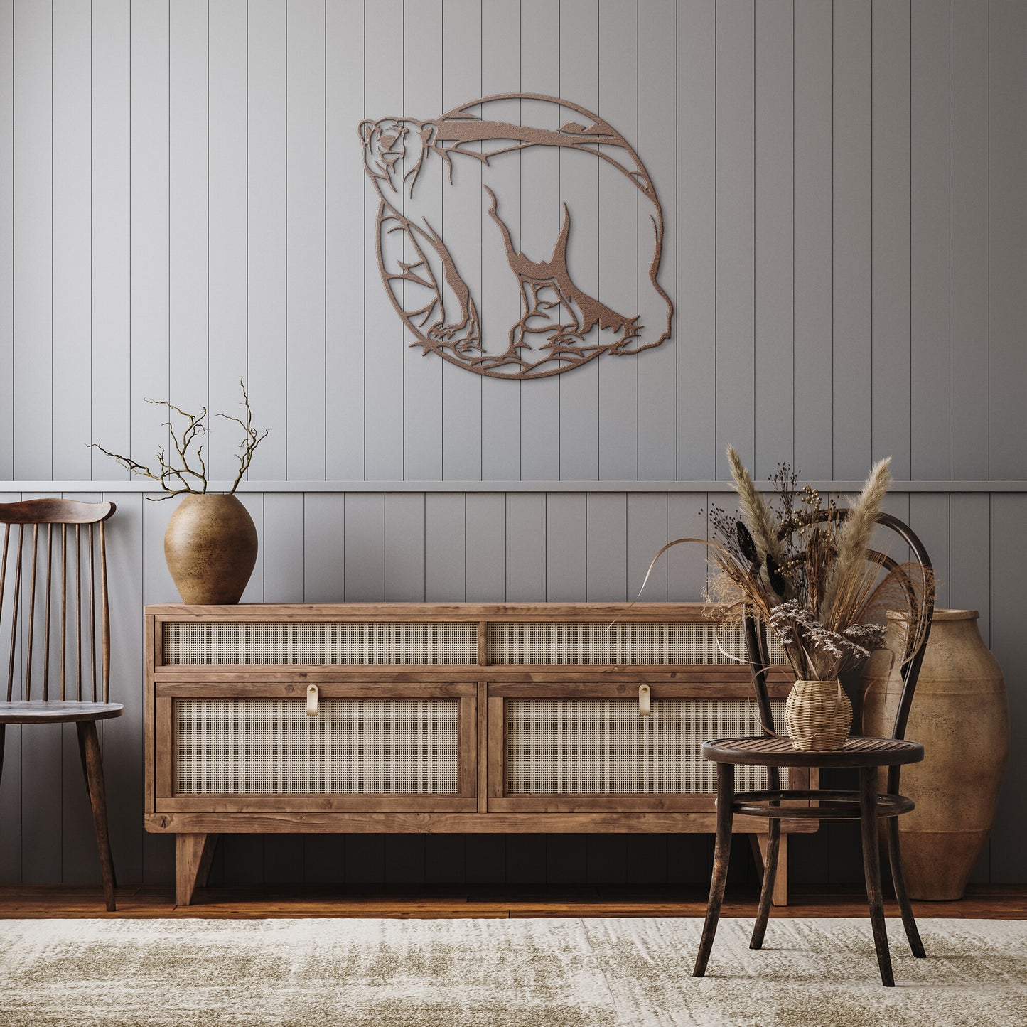 Polar Bear Islands - Metal Wall Art