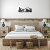 Wolf Pack in Mountains - Metal Wall Art