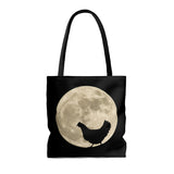 Chicken Moon Tote Bag