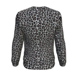Snow Leopard Print Sweatshirt