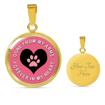 Gone From My Arms, Forever in My Heart Pendant or Bangle