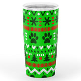 Orange Tabby Cat Christmas Travel Mug