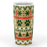 Scottish Fold Cat Christmas Travel Mug